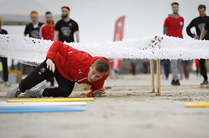 challenge on the beach