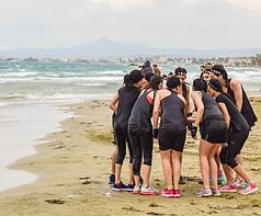 challenge on the beach